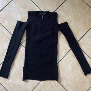 BCBG Cold shoulder sweater top